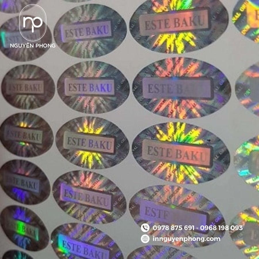 In tem hologram tiện lợi 
